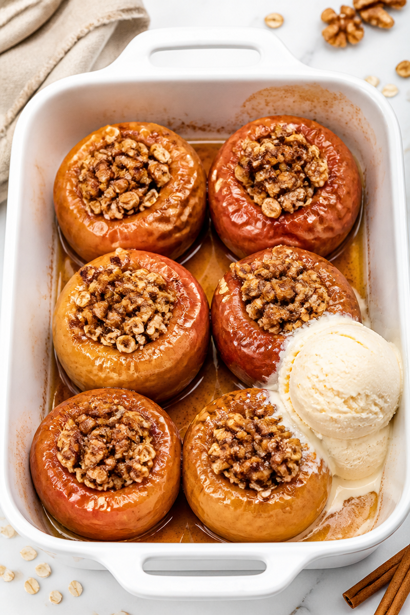 Baked Cinnamon Stuffed Baked Apple