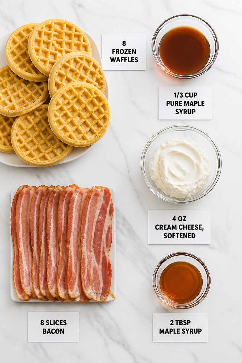 Baked Maple Bacon Waffle Sandwich Baked Maple Bacon Waffle Sandwich