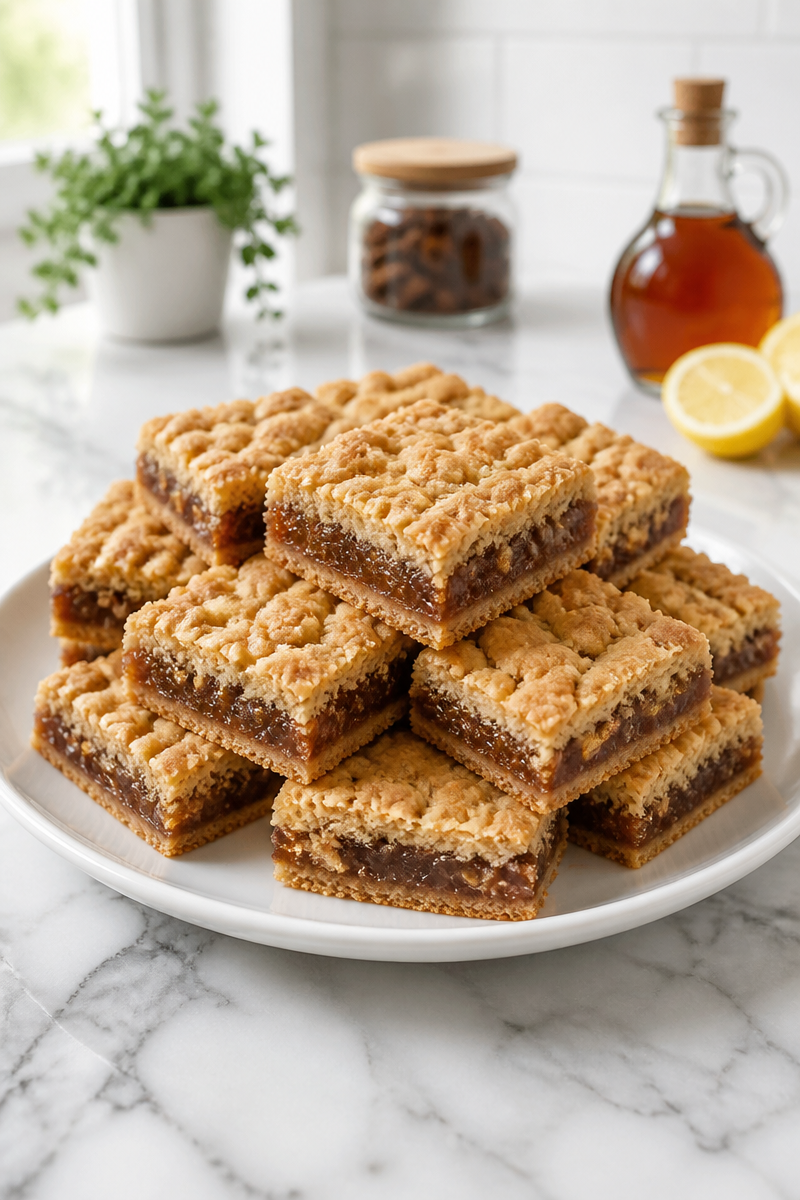 Baked Maple Fig Newton Bar Baked Maple Fig Newton Bar