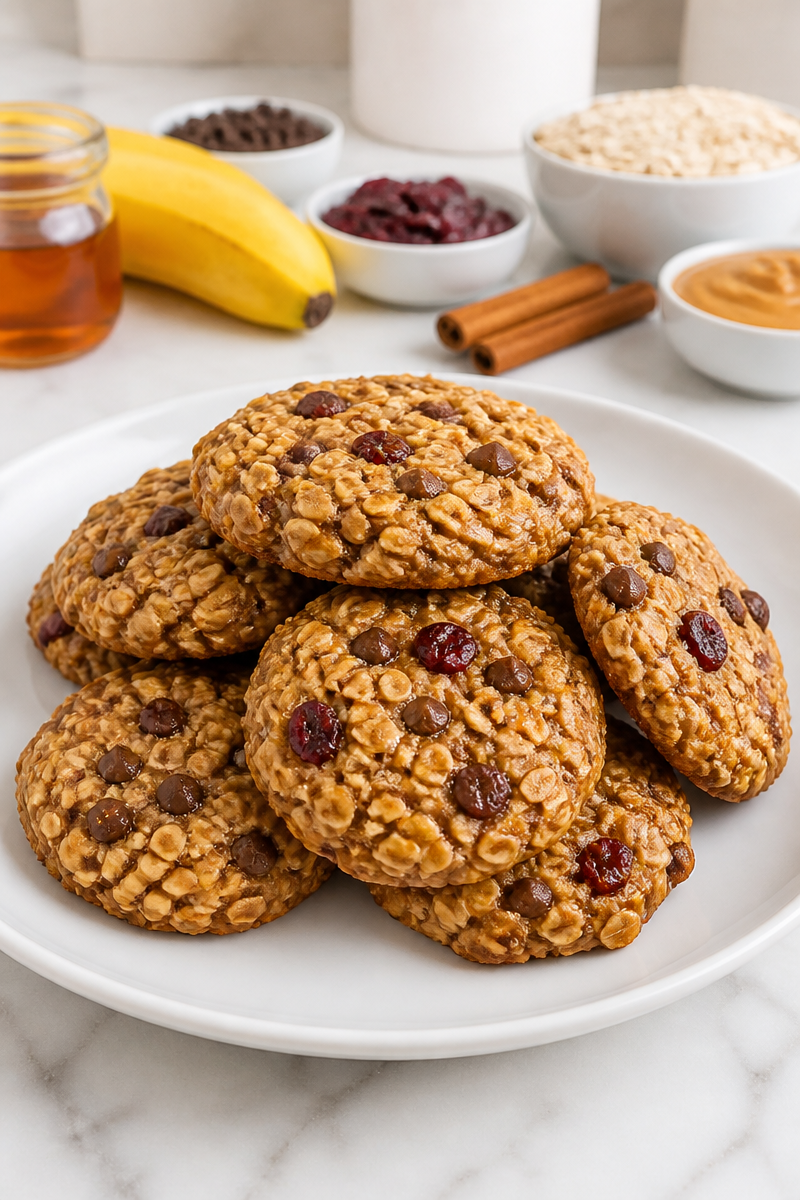 Baked Maple Oat Breakfast Cookie