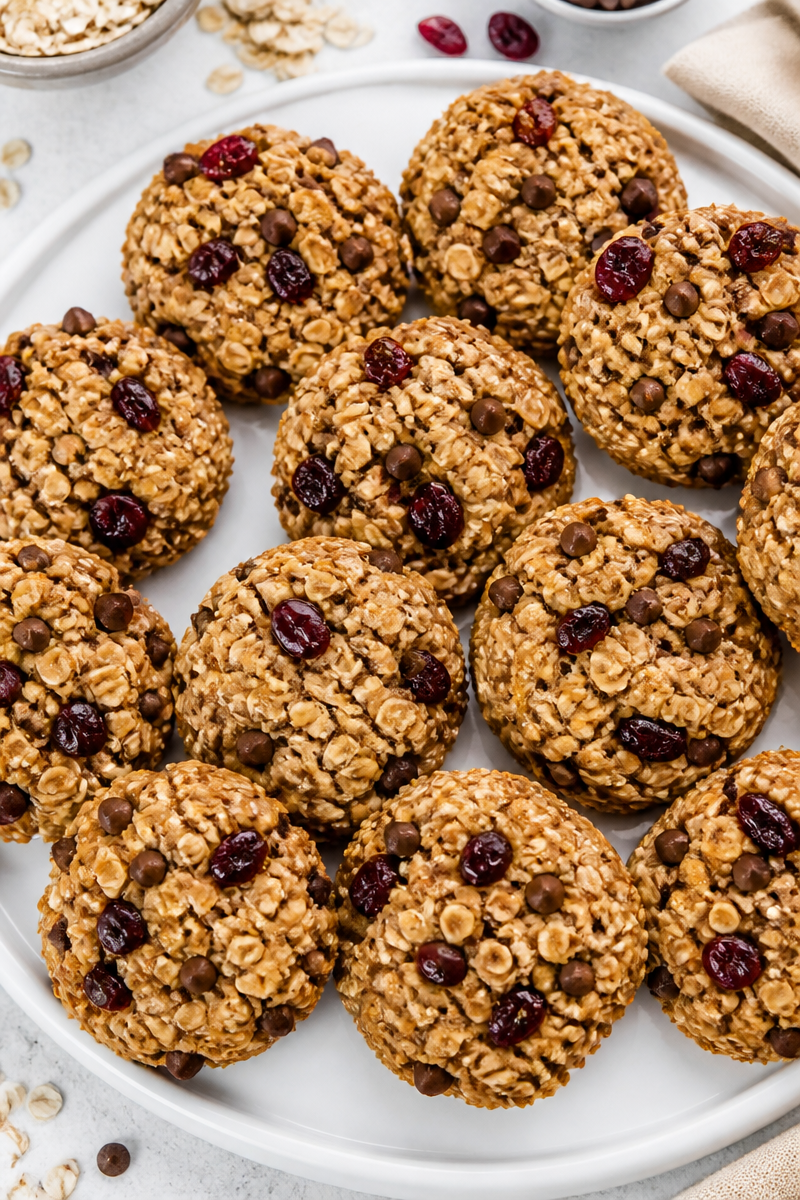 Baked Maple Oat Breakfast Cookie