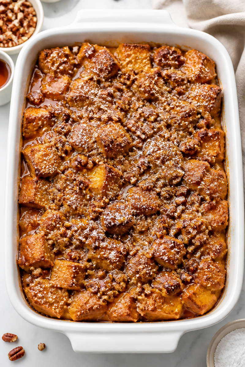 Baked Pumpkin French Toast Casserole Baked Pumpkin French Toast Casserole