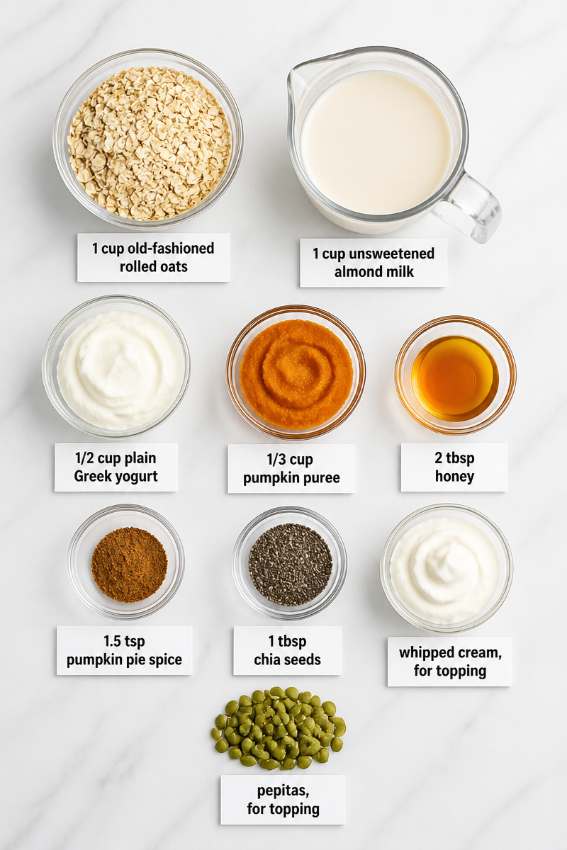 Baked Pumpkin Overnight Oat Jar Baked Pumpkin Overnight Oat Jar