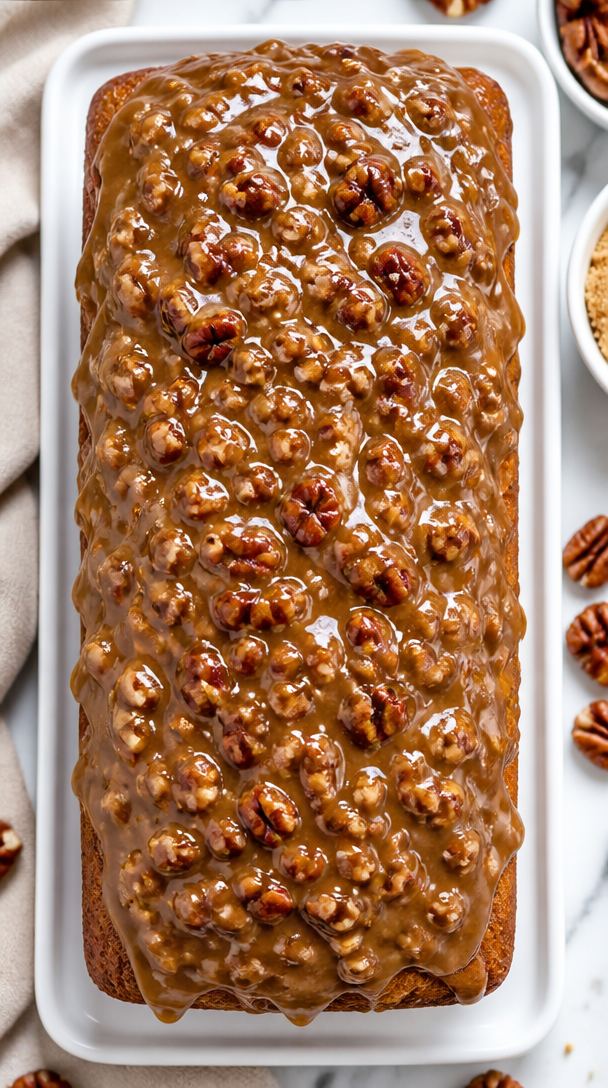 Baked Pumpkin Praline Bread Loaf Baked Pumpkin Praline Bread Loaf