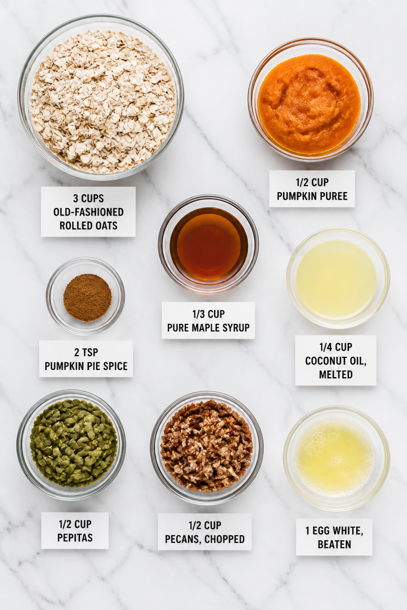 Baked Pumpkin Spice Granola Cluster Baked Pumpkin Spice Granola Cluster