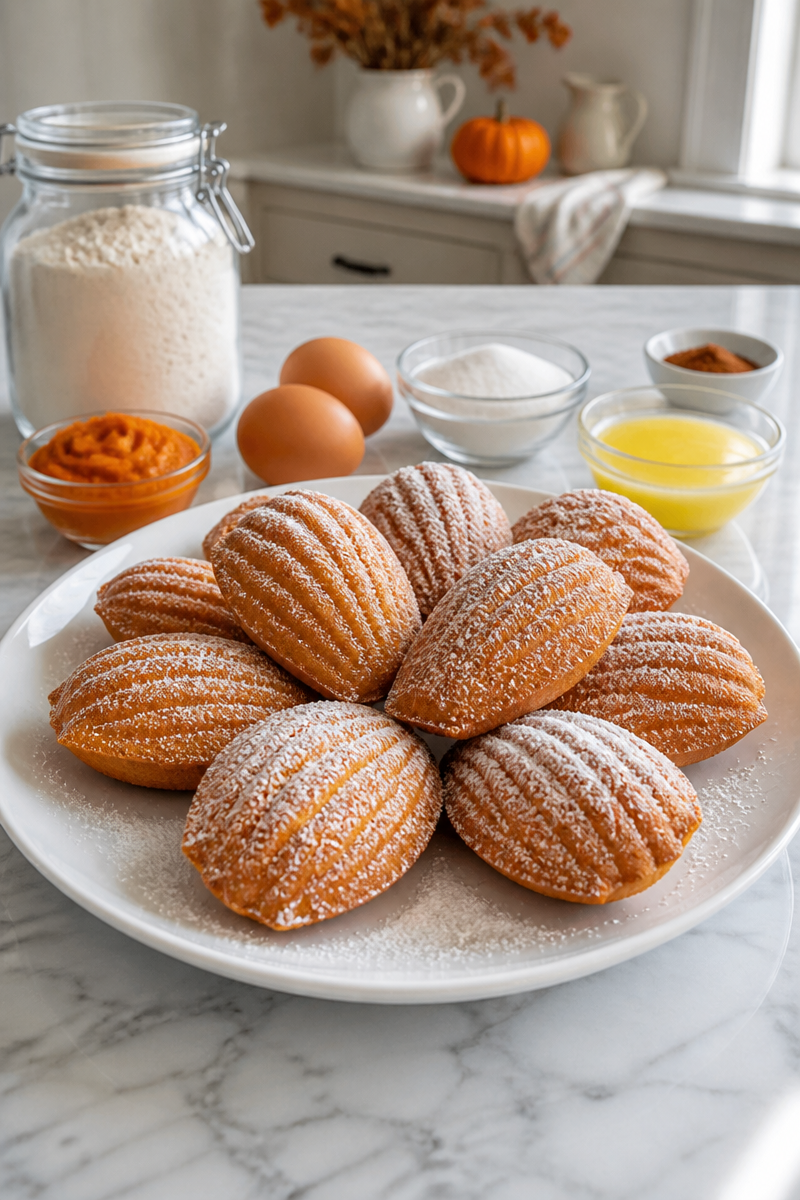 Baked Pumpkin Spice Madeleine Cookie Baked Pumpkin Spice Madeleine Cookie