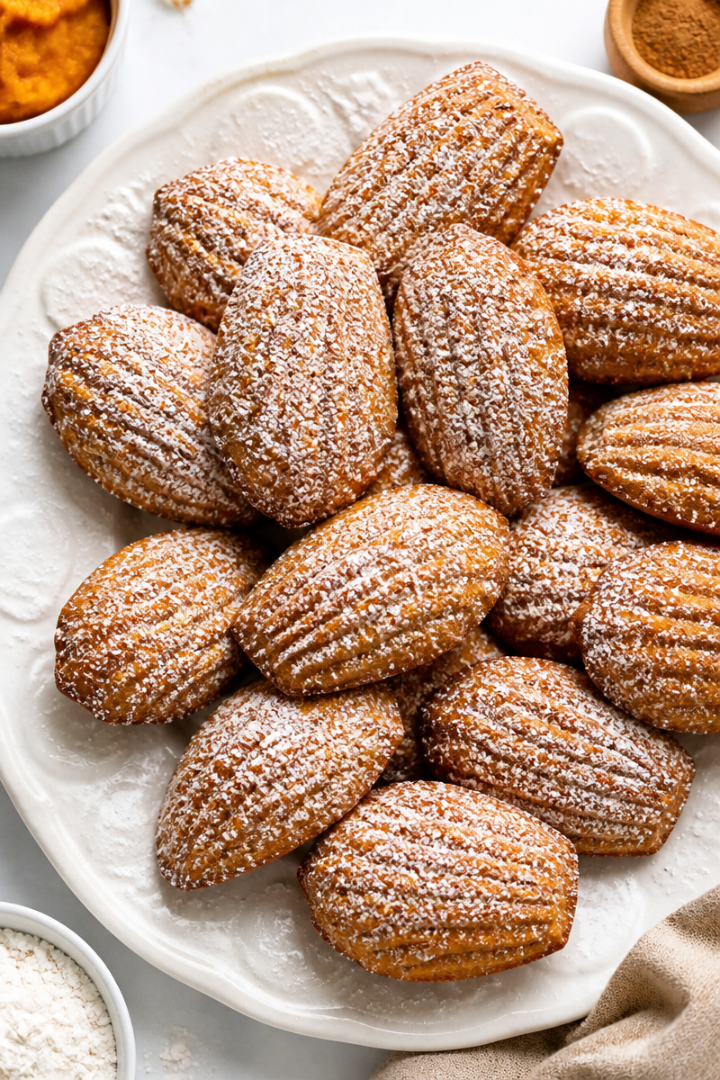 Baked Pumpkin Spice Madeleine Cookie Baked Pumpkin Spice Madeleine Cookie