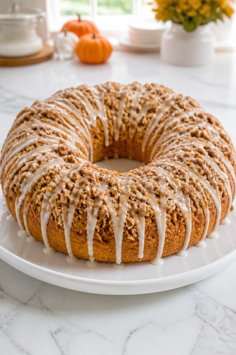 Baked Pumpkin Streusel Coffee Ring Baked Pumpkin Streusel Coffee Ring
