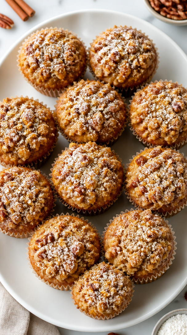 Baked Pumpkin Streusel Muffin Praline Baked Pumpkin Streusel Muffin Praline