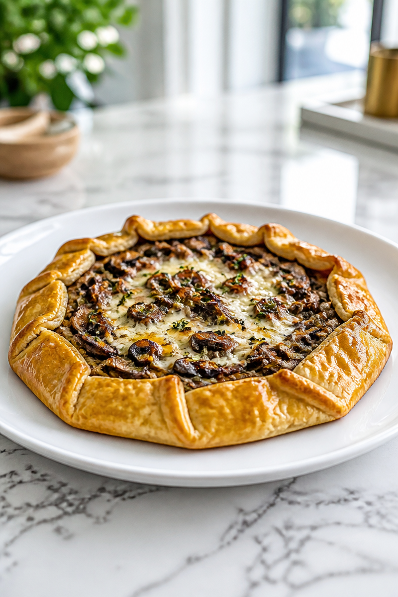 Baked Wild Mushroom Galette Gruyere Baked Wild Mushroom Galette Gruyere