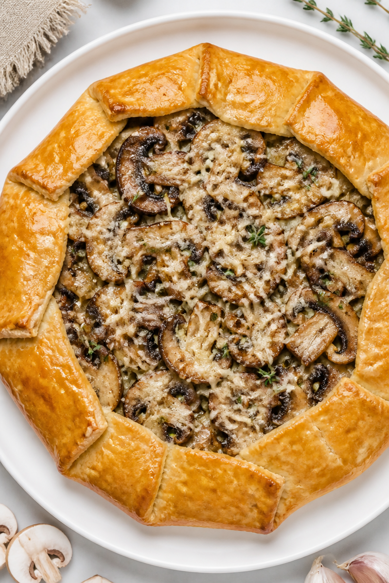 Baked Wild Mushroom Galette Gruyere Baked Wild Mushroom Galette Gruyere