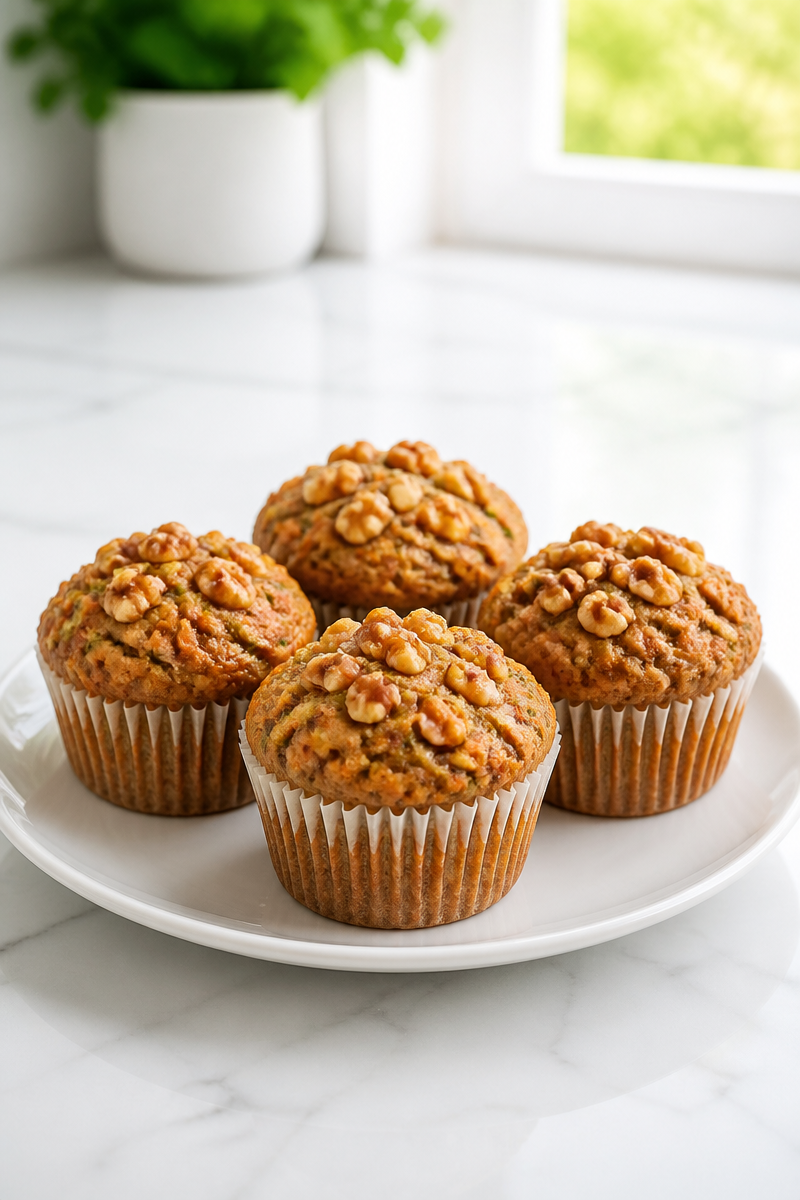 Baked Zucchini Carrot Muffin Spice Baked Zucchini Carrot Muffin Spice