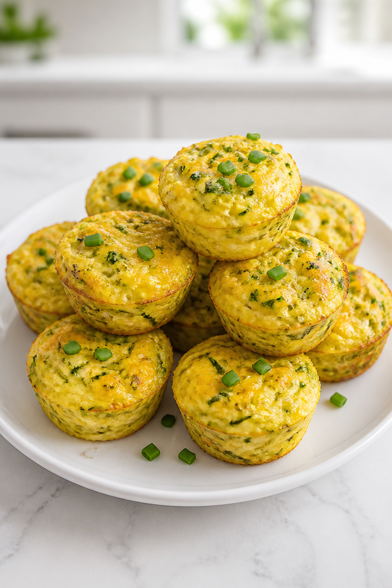 Baked Zucchini Frittata Muffin Cup Baked Zucchini Frittata Muffin Cup