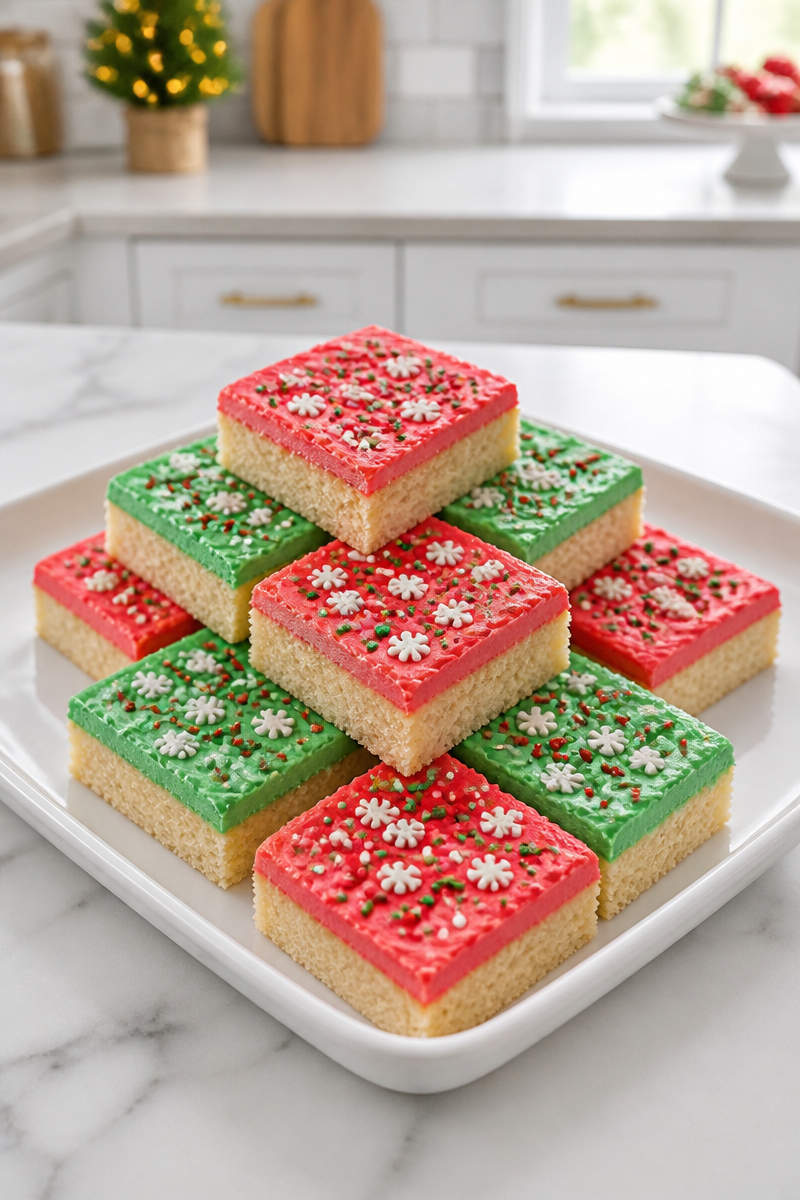 Best Ever Christmas Sugar Cookie Bar