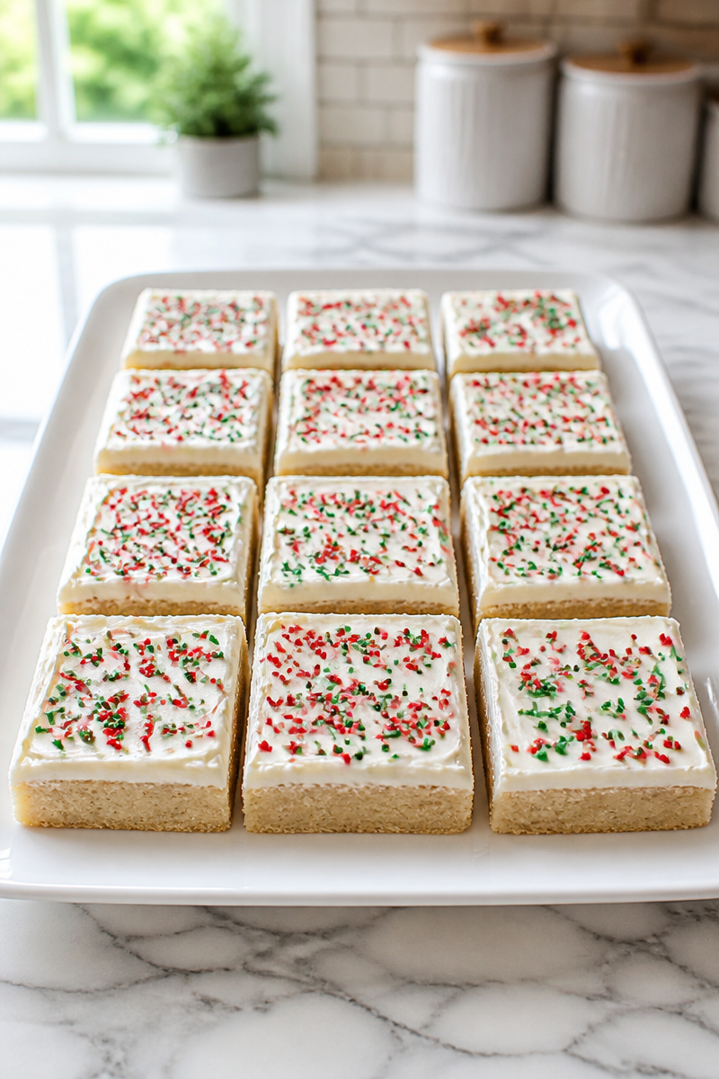 Best Ever Christmas Sugar Cookie Bars Best Ever Christmas Sugar Cookie Bars