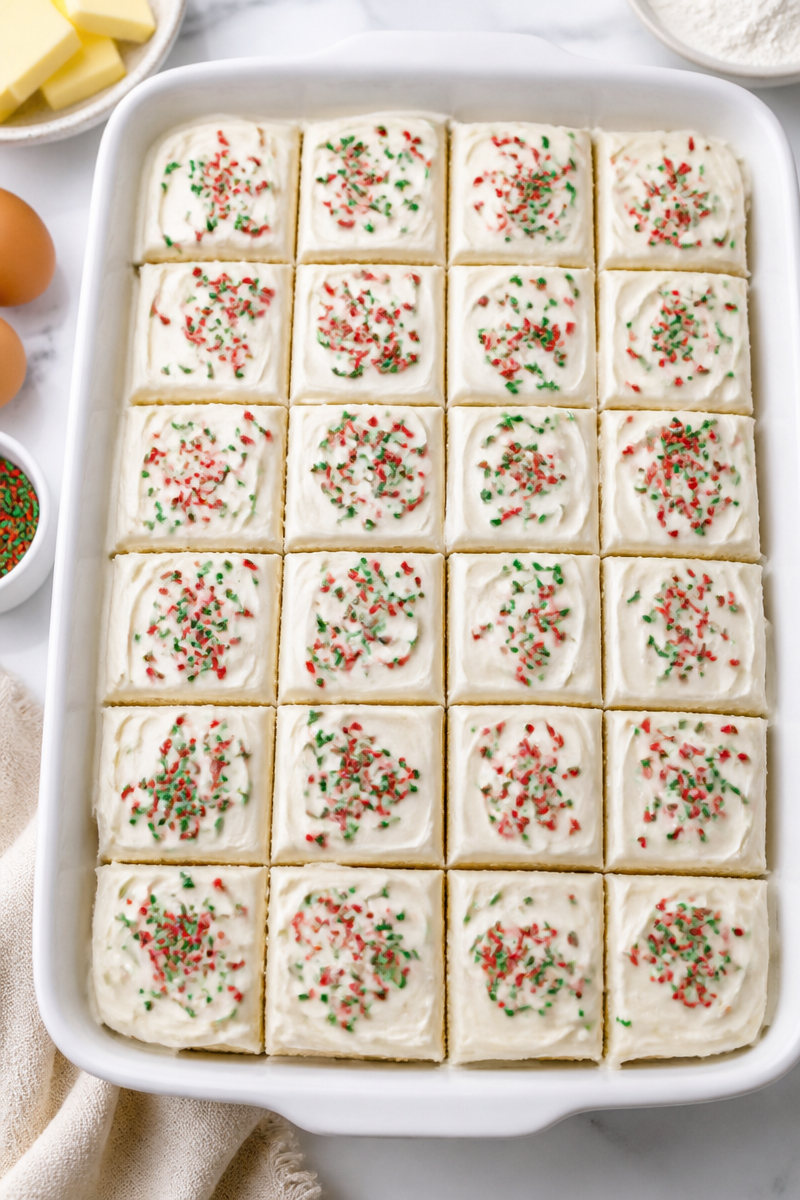 Best Ever Christmas Sugar Cookie Bars Best Ever Christmas Sugar Cookie Bars