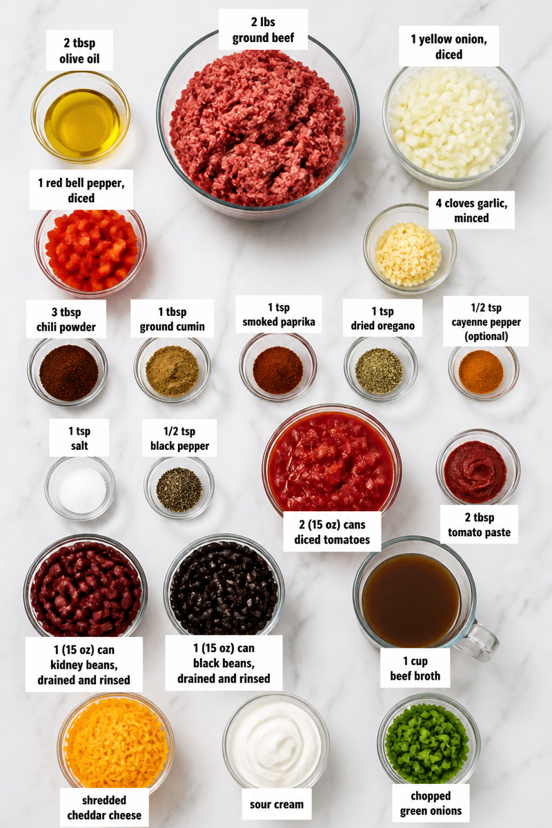 Best Ever Homemade Beef Chili Recipe
