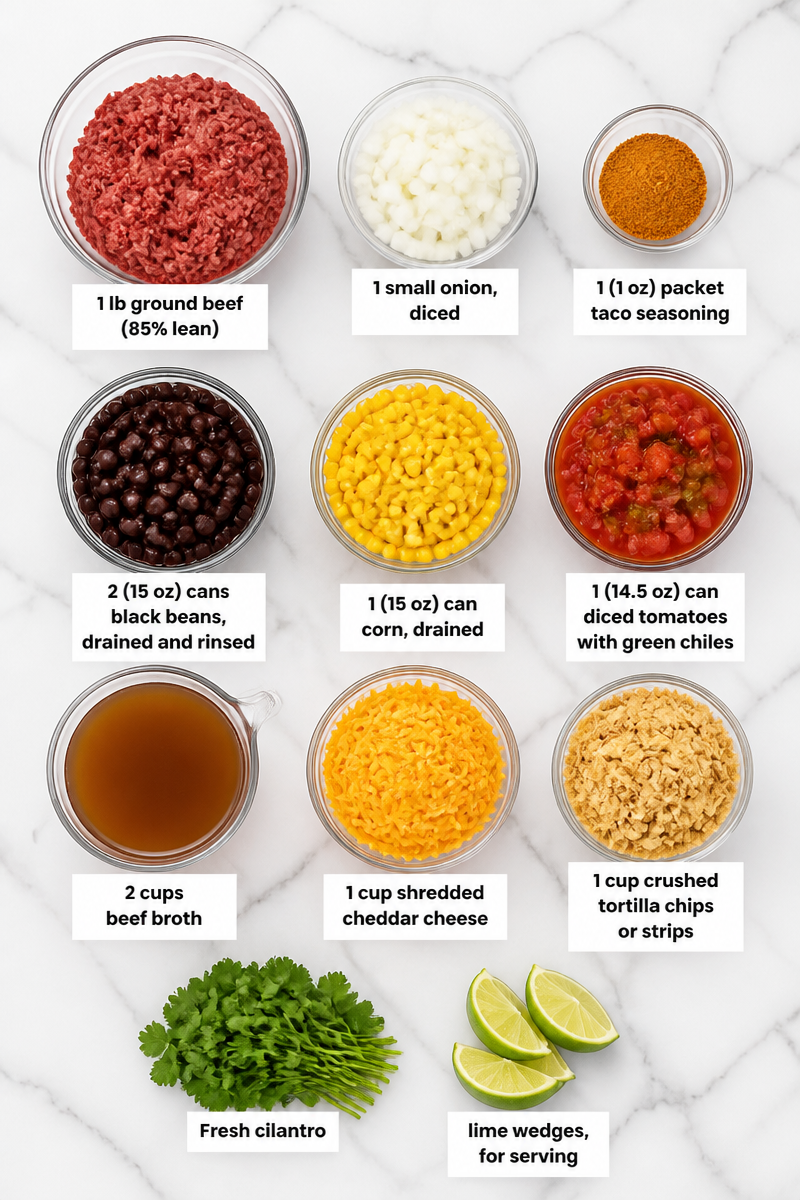 Black Bean Halloween Taco Soup Black Bean Halloween Taco Soup