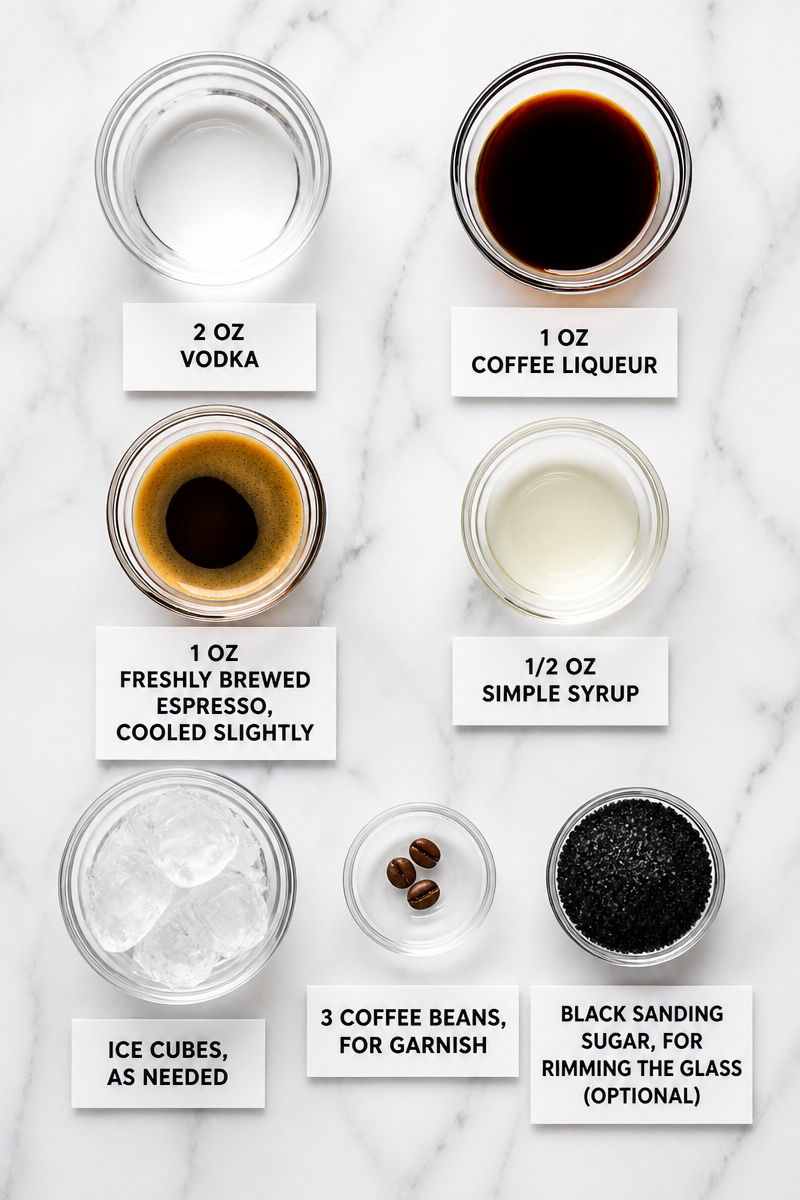 Black Magic Espresso Halloween Martini