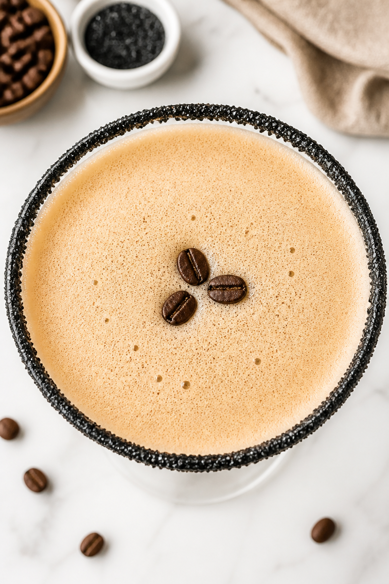 Black Magic Espresso Halloween Martini
