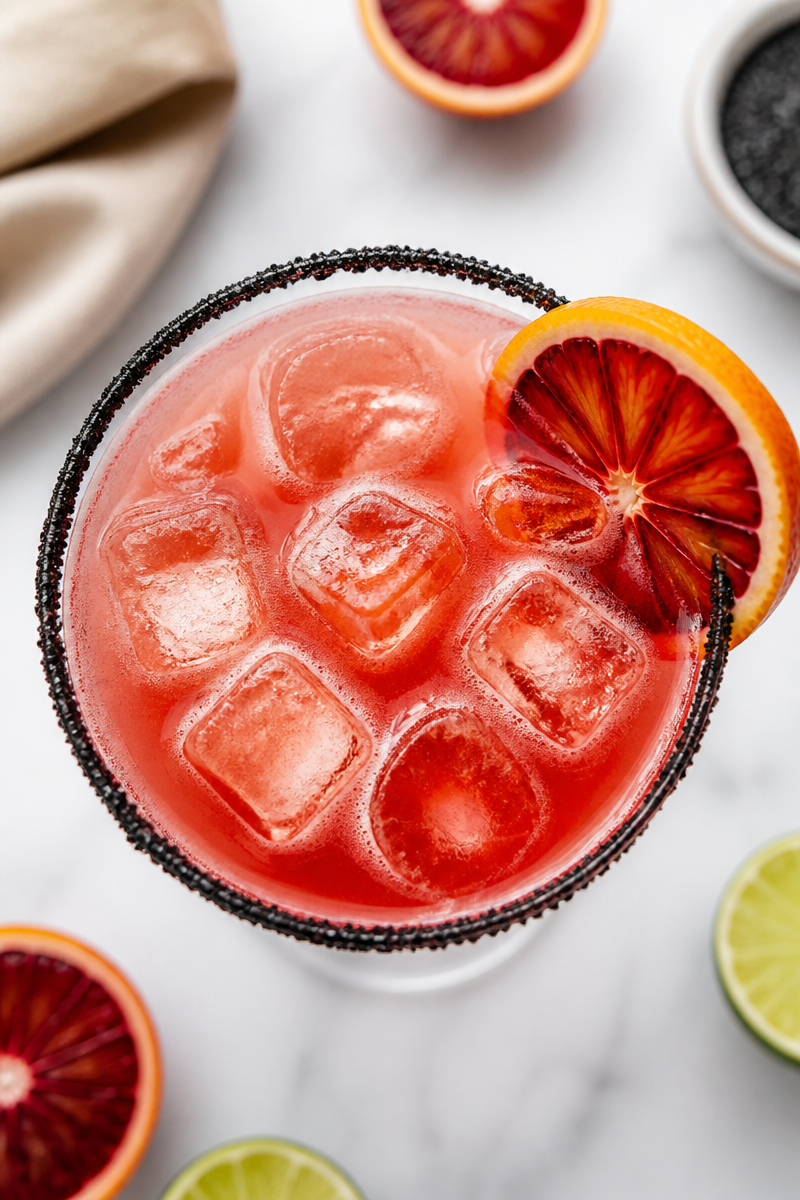 Blood Orange Vampire Halloween Cocktail Blood Orange Vampire Halloween Cocktail