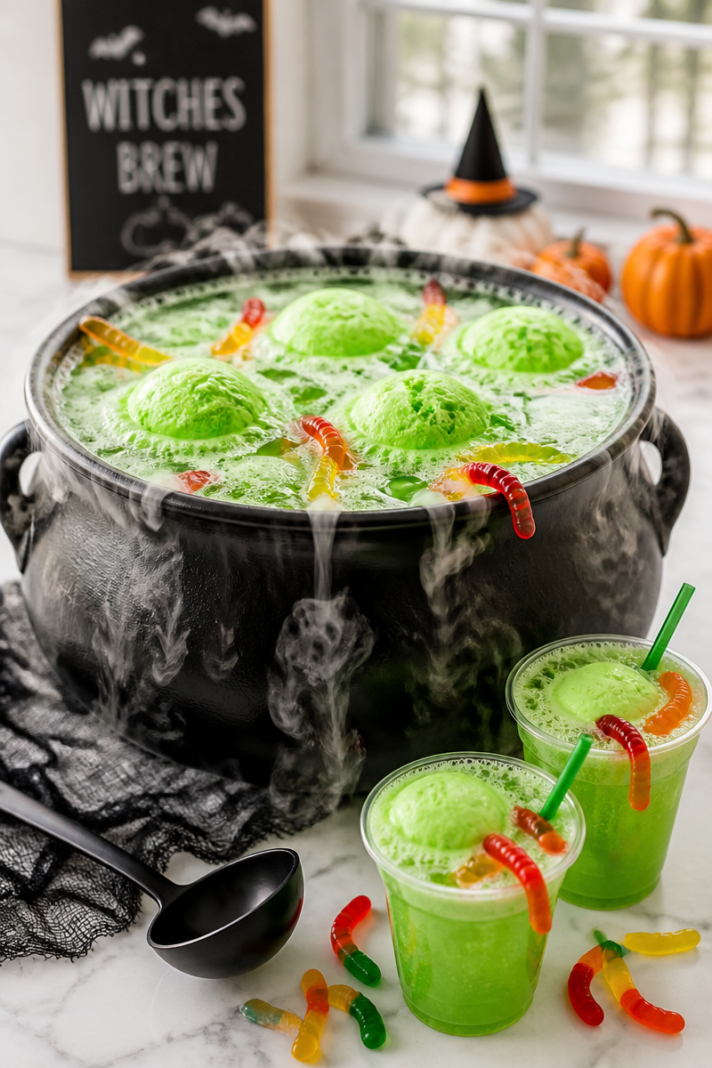 Bubbling Witches Brew Halloween Punch Bubbling Witches Brew Halloween Punch
