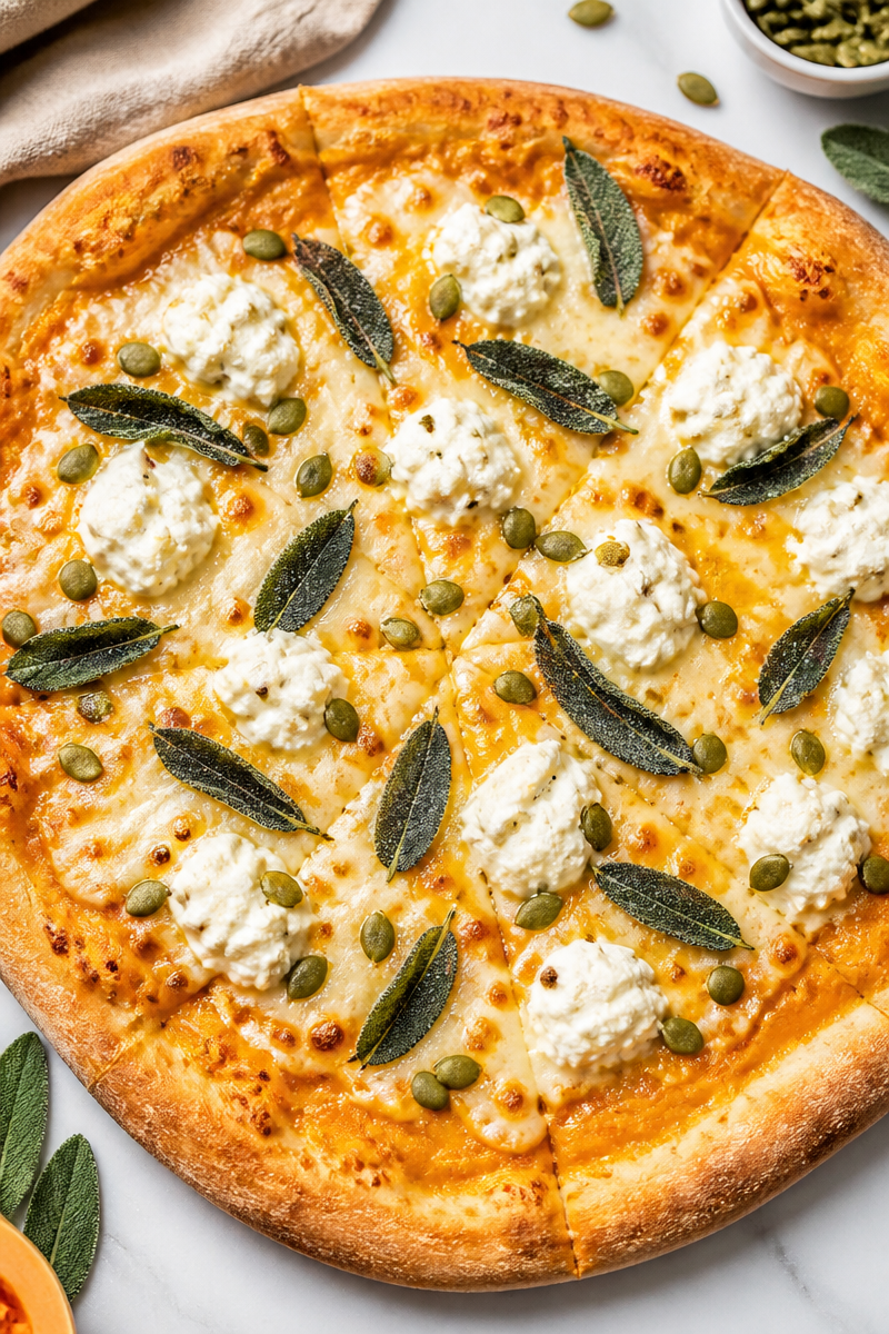 Butternut Squash Sage White Pizza