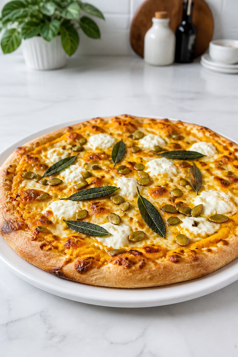 Butternut Squash Sage White Pizza