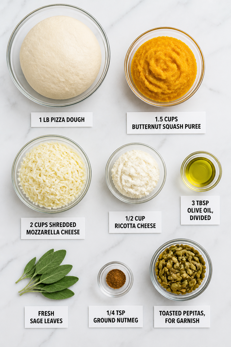 Butternut Squash Sage White Pizza