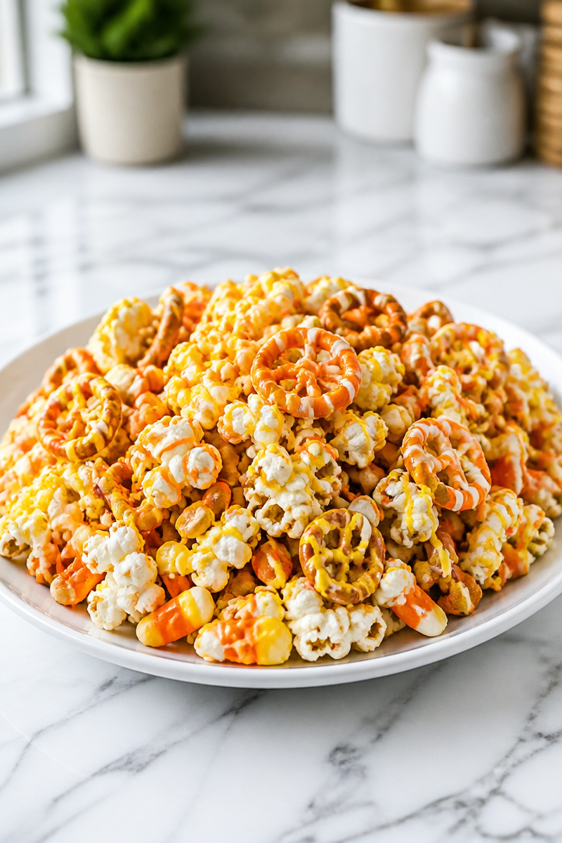 Candy Corn Halloween Snack Mix Candy Corn Halloween Snack Mix