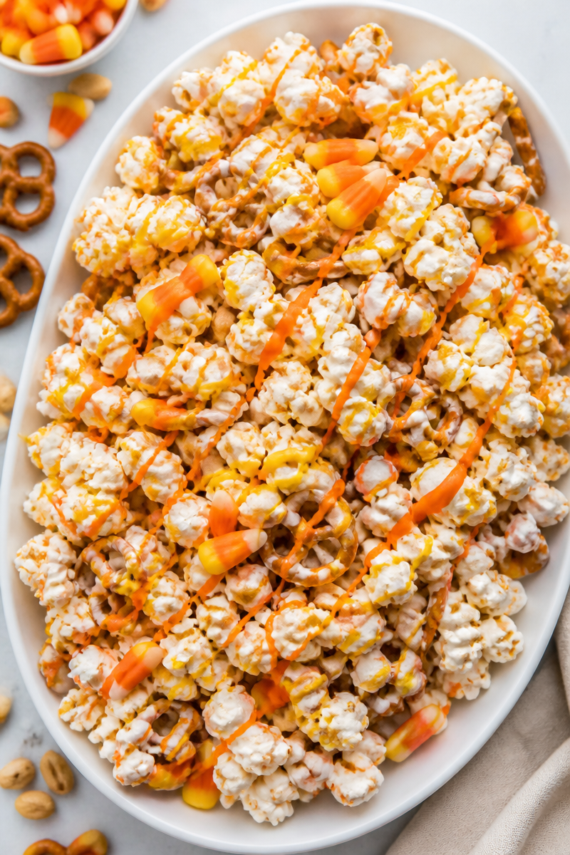 Candy Corn Halloween Snack Mix Candy Corn Halloween Snack Mix