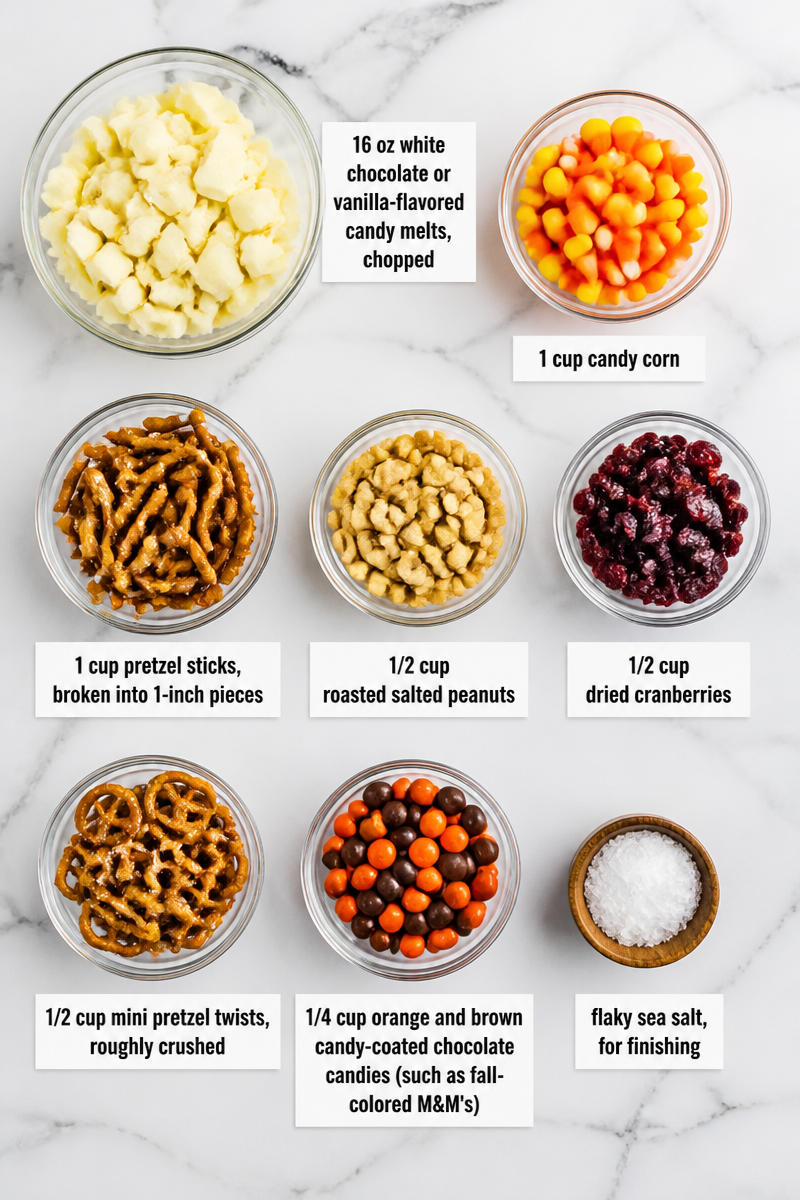 Candy Corn Trail Mix Bark Candy Corn Trail Mix Bark