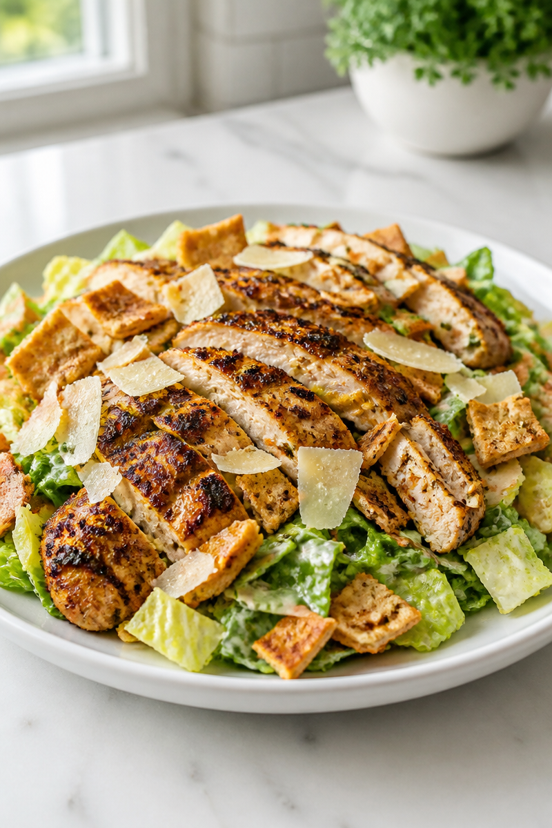 Chicken Shawarma Caesar Salad Bowl
