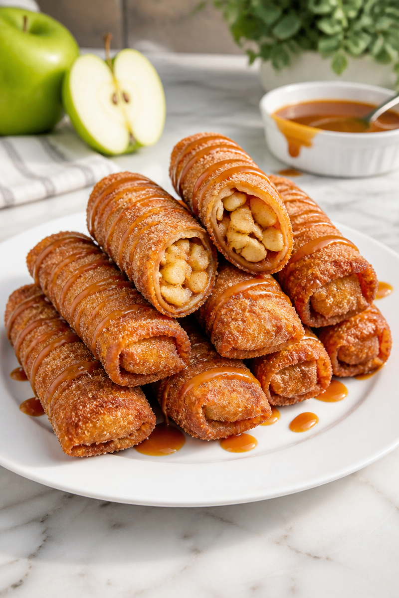 Classic Apple Pie Egg Roll