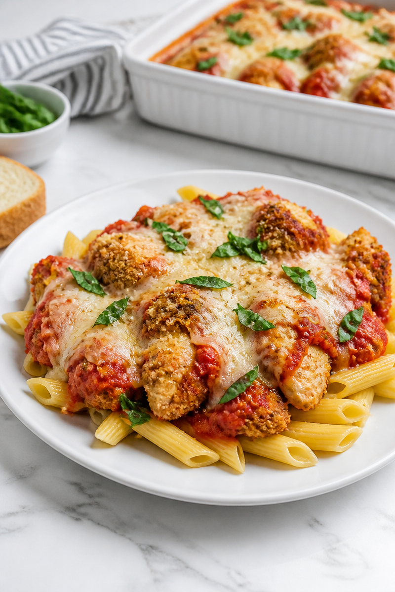 Classic Baked Chicken Parmesan Casserole Classic Baked Chicken Parmesan Casserole