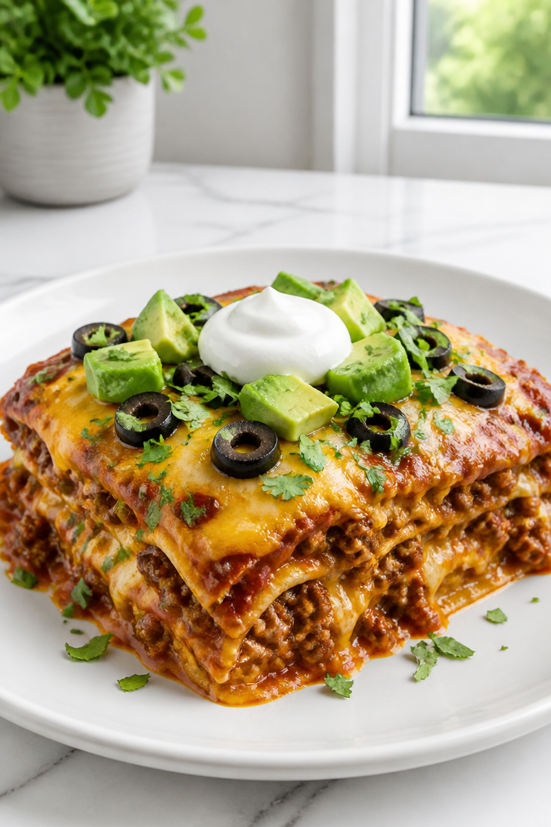 Classic Beef Enchilada Casserole Bake Classic Beef Enchilada Casserole Bake