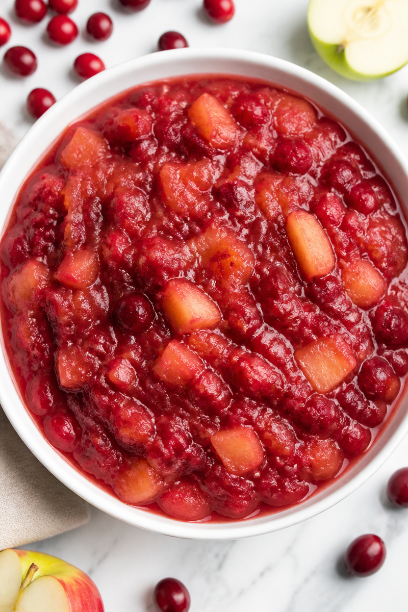 Classic Cranberry Applesauce Side Dish Classic Cranberry Applesauce Side Dish