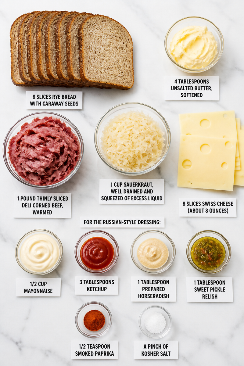 Classic Kraut Reuben Sandwich Melt Classic Kraut Reuben Sandwich Melt