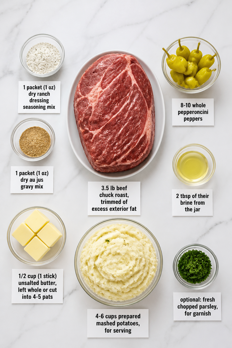 Classic Mississippi Pot Roast Pepperoncini Classic Mississippi Pot Roast Pepperoncini