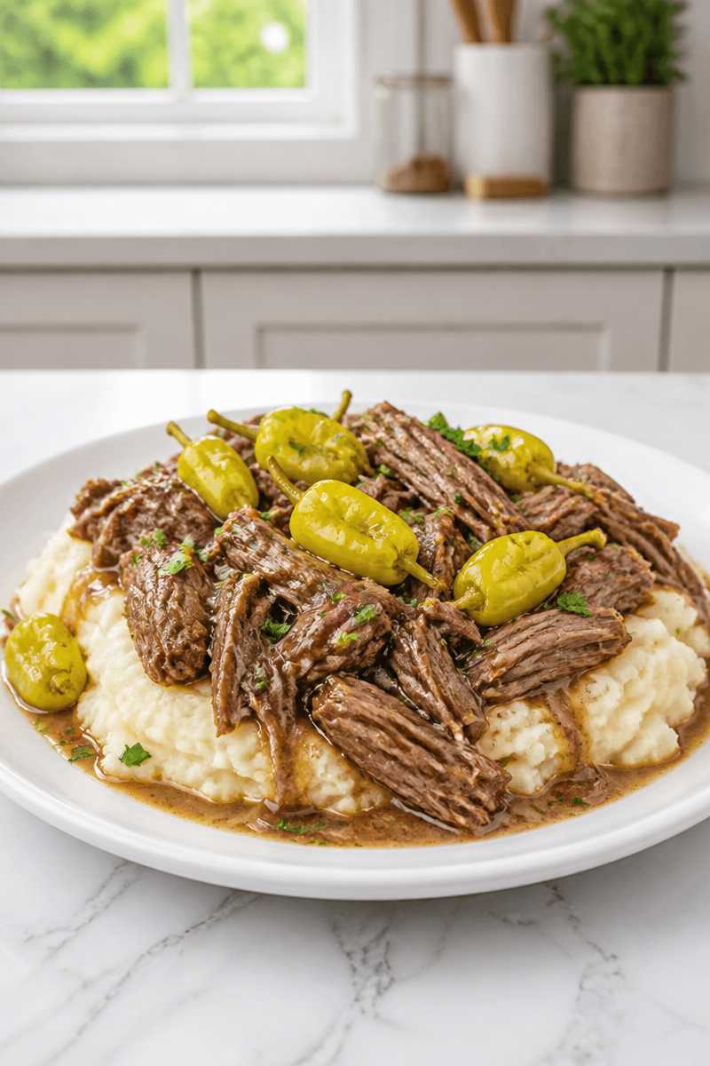Classic Mississippi Pot Roast Pepperoncini Classic Mississippi Pot Roast Pepperoncini