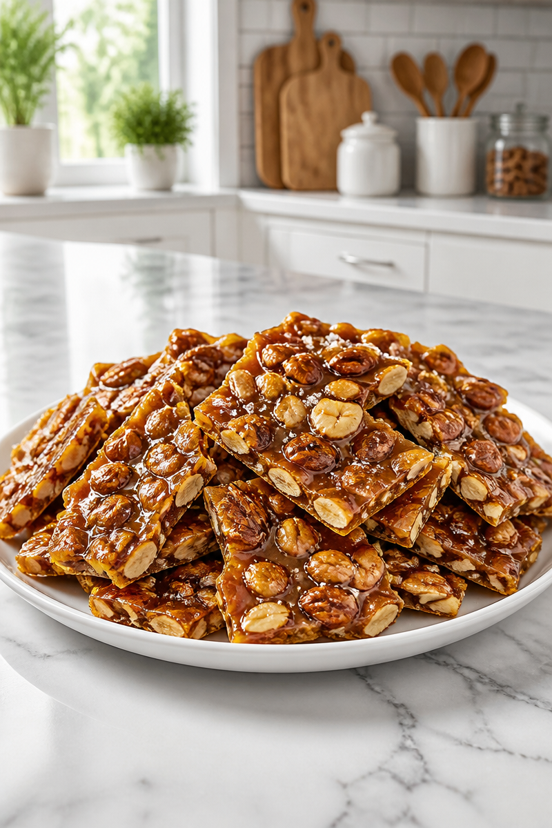 Classic Mixed Nut Butter Brittle Classic Mixed Nut Butter Brittle