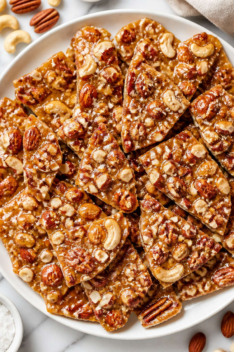 Classic Mixed Nut Butter Brittle Classic Mixed Nut Butter Brittle