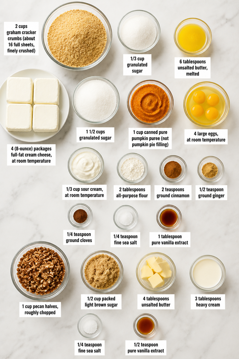 Classic Pumpkin Cheesecake Praline Topping Classic Pumpkin Cheesecake Praline Topping