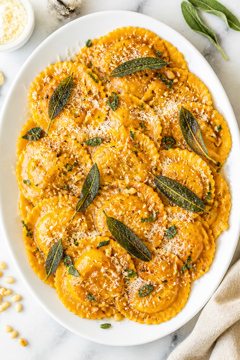 Classic Pumpkin Ravioli Sage Butter Classic Pumpkin Ravioli Sage Butter