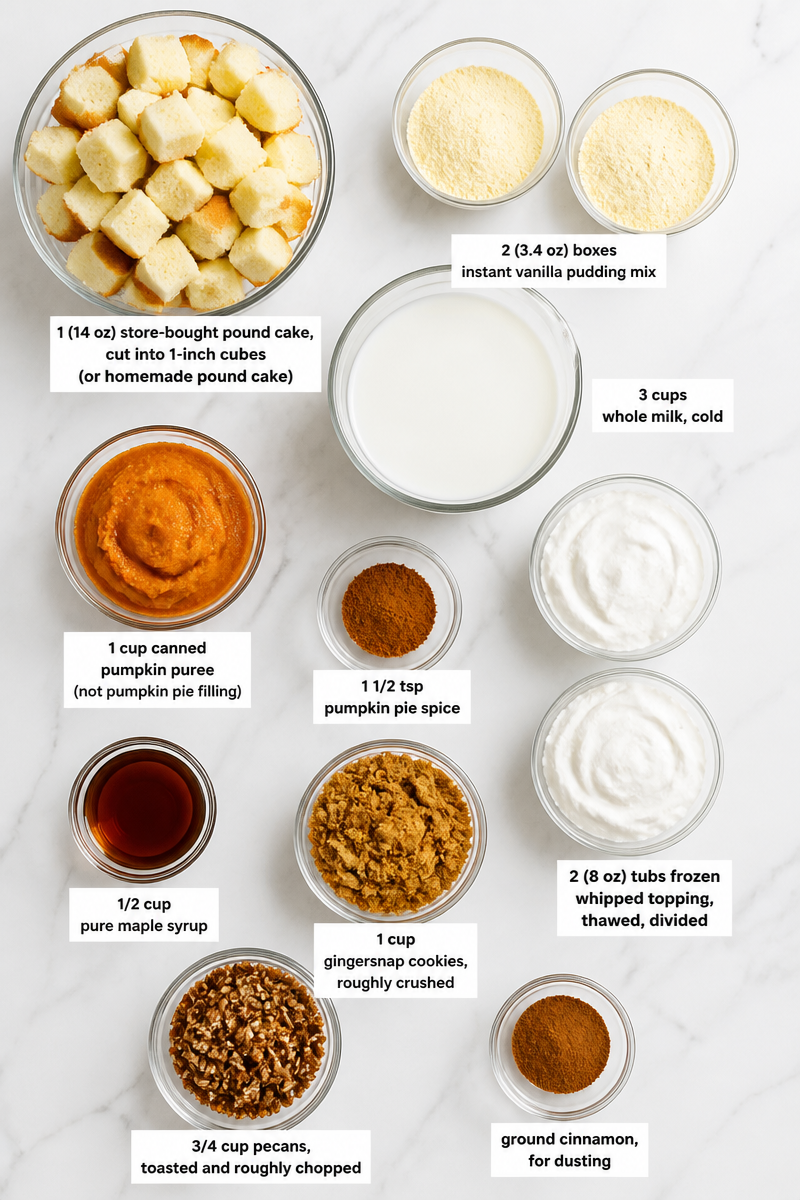 Classic Pumpkin Spice Trifle Dessert Classic Pumpkin Spice Trifle Dessert