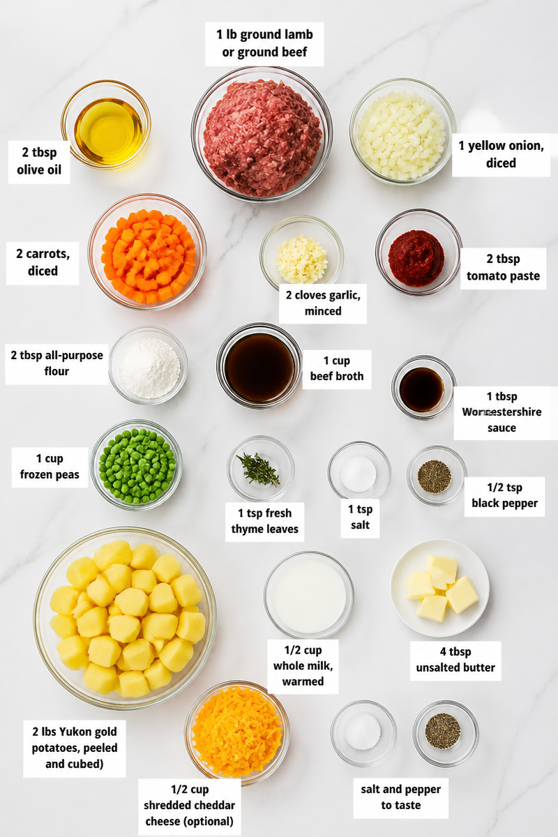 Classic Shepherd's Pie With Mashed Potato