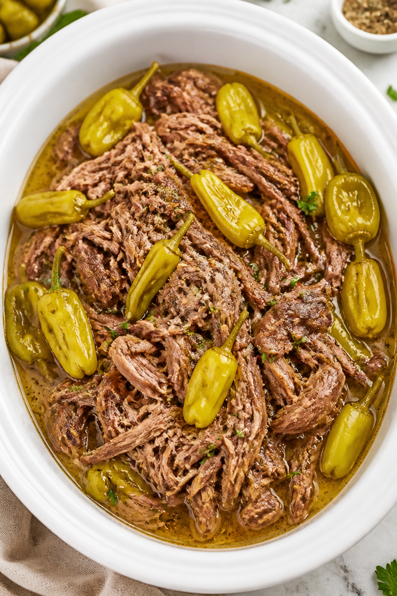 Classic Slow Cooker Mississippi Pot Roast Classic Slow Cooker Mississippi Pot Roast