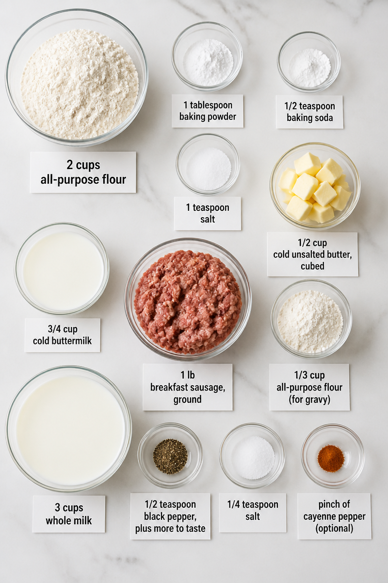 Classic Southern Biscuits and Gravy Classic Southern Biscuits and Gravy