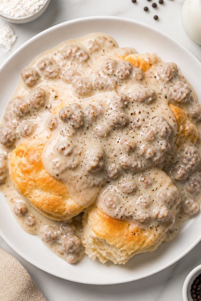 Classic Southern Biscuits and Gravy Classic Southern Biscuits and Gravy