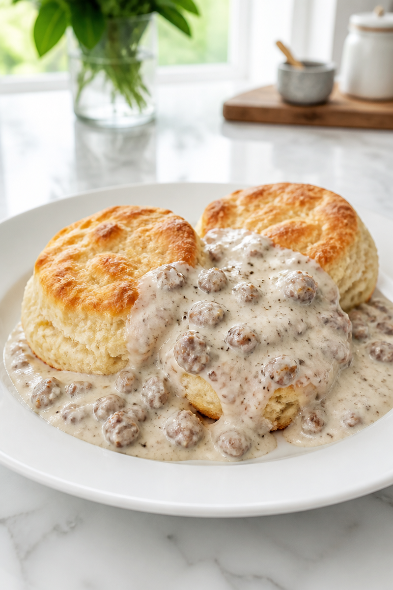 Classic Southern Biscuits and Gravy Classic Southern Biscuits and Gravy